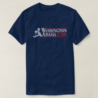4. Juli Kampagnen-T - Shirt Washingtons Adams