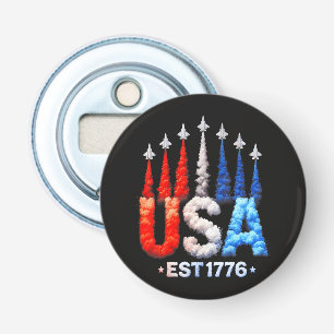 4. Juli-Kampfjets USA Patriotisch Flaschenöffner