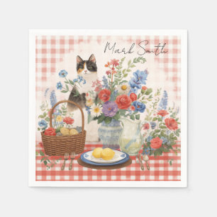 4. Juli Katzen Servietten Patriotische Katzen Part