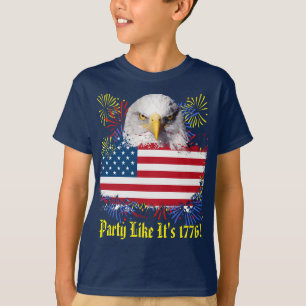 4. Juli Kids Dark Blue T Shirt