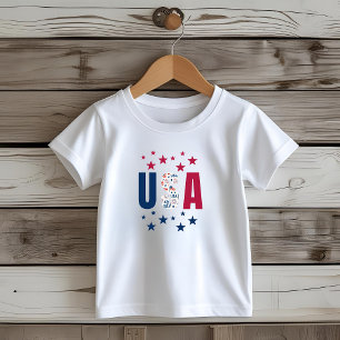 4. Juli Kids USA T - Shirt mit Sternen