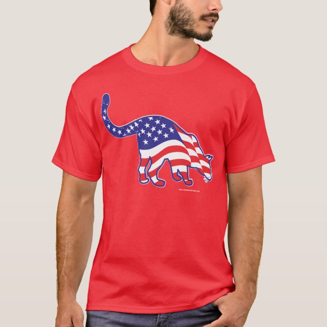 4. Juli Kitty Cats T-Shirt (Vorderseite)