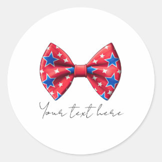 4. Juli Klassischer Rundaufkleber Runder Aufkleber