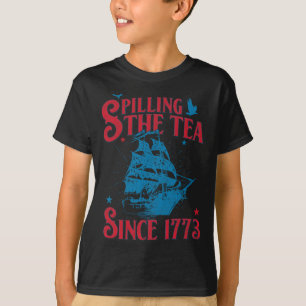 4. Juli: Klatsch und Tratsch seit 1773 Geschichts- T-Shirt