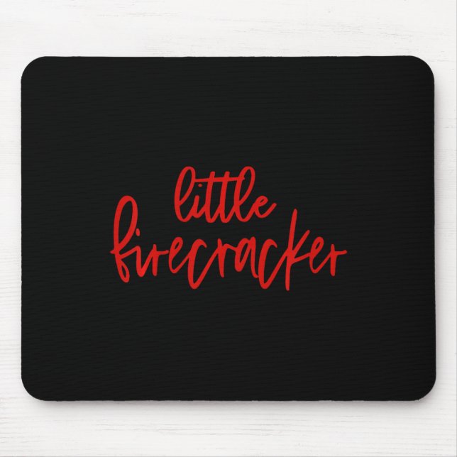 4. Juli Kleiner Firecracker Patriotic Usa Toddl Mousepad (Vorne)