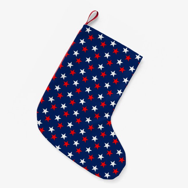 4. Juli Kleiner Weihnachtsstrumpf (Vorderansicht (hängend))
