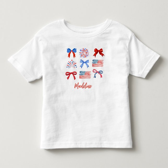 4. Juli Kleinkind T-Shirt (Vorderseite)