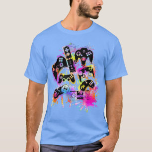 4. Juli Kontrolle All the Things Video Game Cont T-Shirt