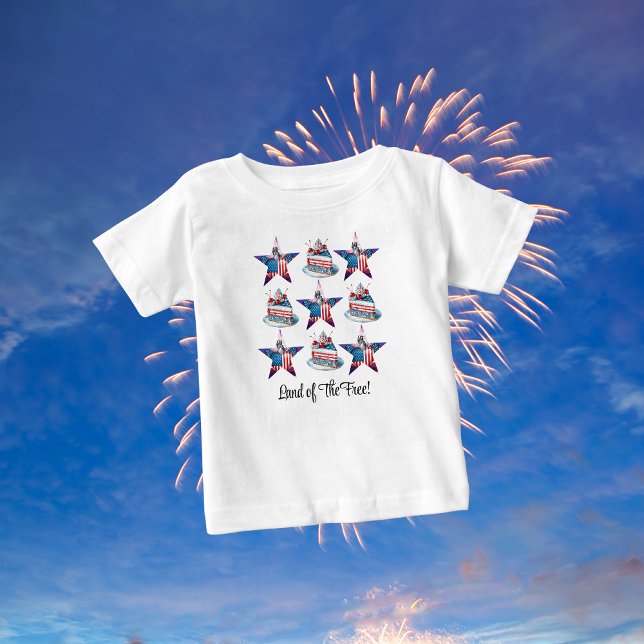 4. Juli "Land der Freie" T - Shirt (Von Creator hochgeladen)