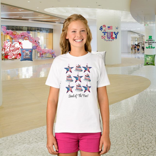 4. Juli "Land der Freie" T - Shirt (Von Creator hochgeladen)