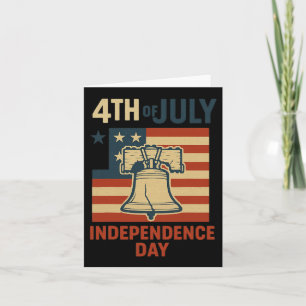 4. Juli Liberty Bell Independence Day USA Karte