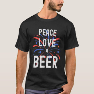 4. Juli Liebe und Bier T-Shirt