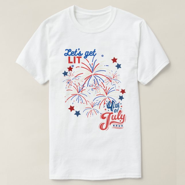4. Juli - LIT T-Shirt (Design vorne)