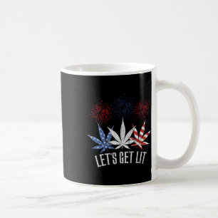 4. Juli: Los, wir wollen die amerikanische Flagge Kaffeetasse