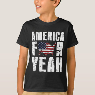 4. Juli Lustig - Amerika Yeah T-Shirt