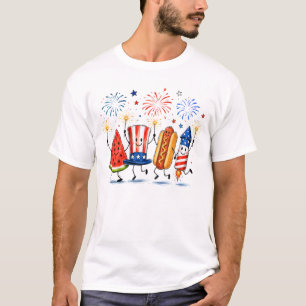 4. Juli Lustige Feuerwerke  T-Shirt