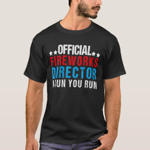 4. Juli Männer Feuerwerk Direktor, wenn ich Sie la T-Shirt
