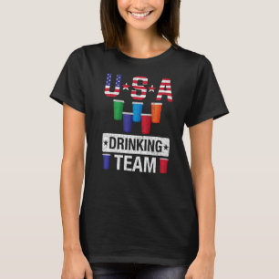 4. Juli Männer Frauen amerikanische Flagge USA tri T-Shirt