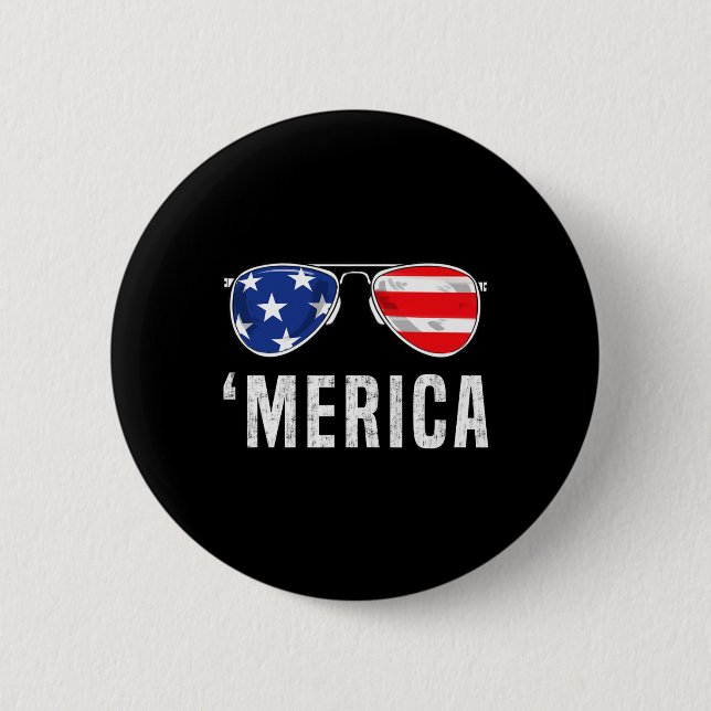 4. Juli Merica American Flag Sonnenbrillen Boys G Button (Vorderseite)