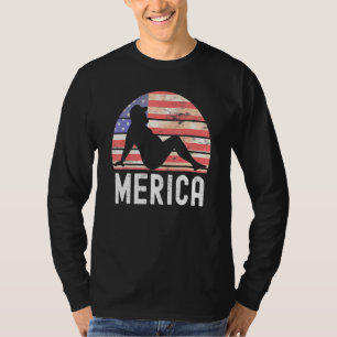 4. Juli Merica Fett Party trinken Erwachsenen Joke T-Shirt