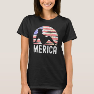 4. Juli Merica Fett Party trinken Erwachsenen Witz T-Shirt