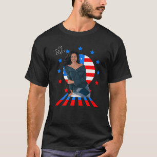 4. Juli Michelle Obama Präsident's Day Wome T-Shirt
