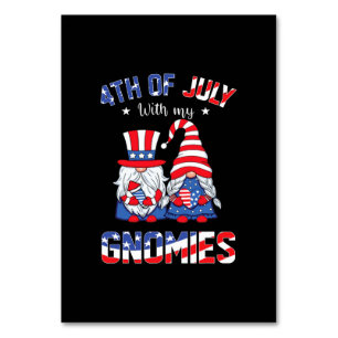 4. Juli mit meinen Gnomen Patriotic Gnome Tischnummer