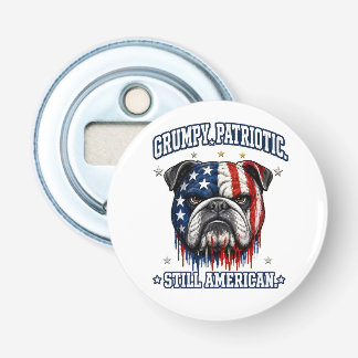 4. Juli mürrischer patriotischer Bulldog-Flaschenö Flaschenöffner