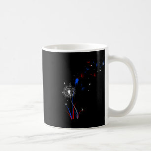4. Juli Niedliche Blume American Patriotic Kaffeetasse