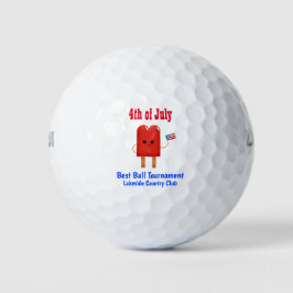 4. Juli Niedliches Patriotisches Turnier Outing Golfball