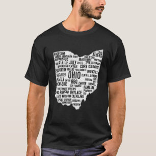 4. Juli Ohio Staat USA Staat von Ohio Clevel T-Shirt