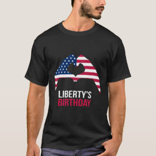 4. Juli Onkel He Patriot America USA Flagge T-Shirt