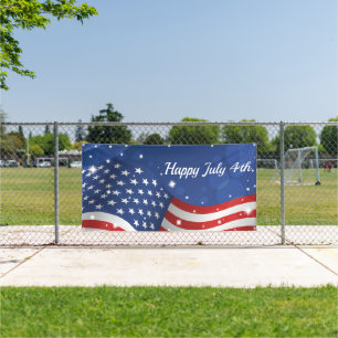 4. Juli Outdoorbanner Banner