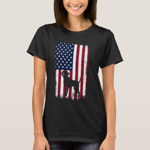4. Juli Outfit Lab Retriever ,Chocolate Labrad T-Shirt