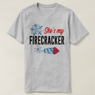 4. Juli Paare Patriotic Matching Couple T-Shirt