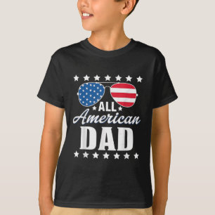 4. Juli Papa All American Patriot USA Papa Männer T-Shirt
