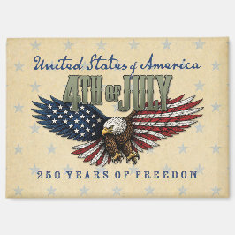 4. Juli Party Geschenk USA 250 Jahr Jubiläum Magnet