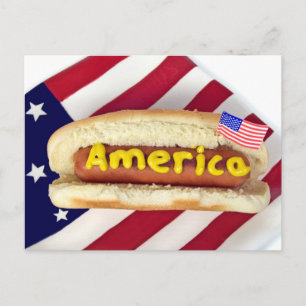 4. Juli Party laden Einladungspostkarte