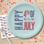 4. Juli Party Niedlich American Flag Patriotic Pappteller<br><div class="desc">Niedlich Patriotic USA Flag Herz 4. Juli Paper Teller! Mit niedlichen erschütterten amerikanischen Flag Herzen,  um ein lustiges rot,  weiß und blau Bild zu machen! Passen Sie die Hintergrundfarben und die Schriftart an,  wenn Sie möchten! Feiern Sie die US Flagge mit diesem Party im Sommer.</div>