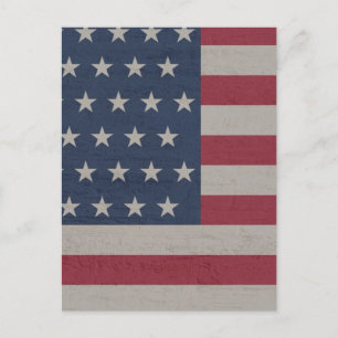 4. JULI PARTYFLAGGE  POSTKARTE