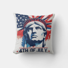 4. Juli Patriotic American Pride Feier Kissen