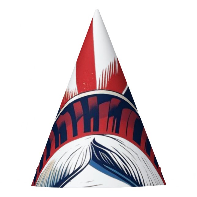 4. Juli Patriotic American Pride Feier Partyhütchen (Vorderseite)