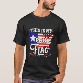 4. Juli Patriotic Dies ist mein Stolz Flag Usa am T-Shirt