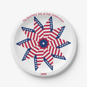 4. Juli Patriotic Fun Party Paper Teller