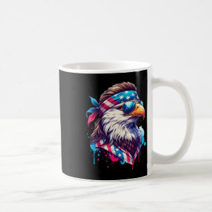 4. Juli Patriotic Funny Eagle 4. Juli USA Mur Kaffeetasse