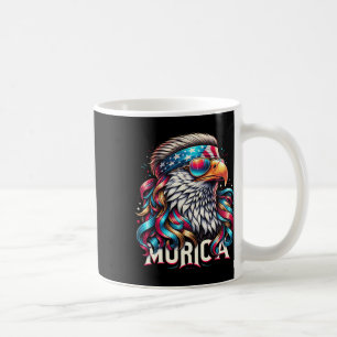 4. Juli Patriotic Funny Eagle 4. Juli USA Mur Kaffeetasse