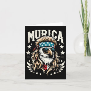 4. Juli Patriotic Funny Eagle 4. Juli USA Mur Karte