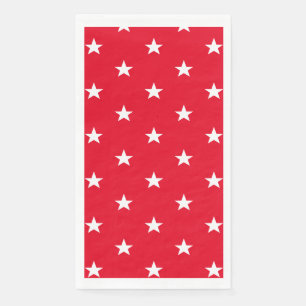 4. Juli Patriotic Paper Gasttuch Serviette