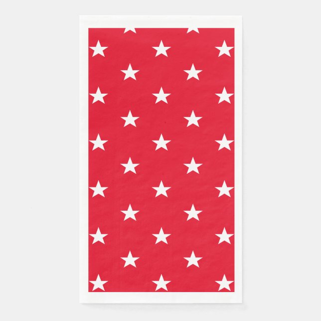 4. Juli Patriotic Paper Gasttuch Serviette (Vorderseite)