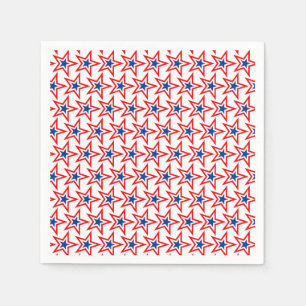 4. Juli Patriotic Paper Napkins Serviette